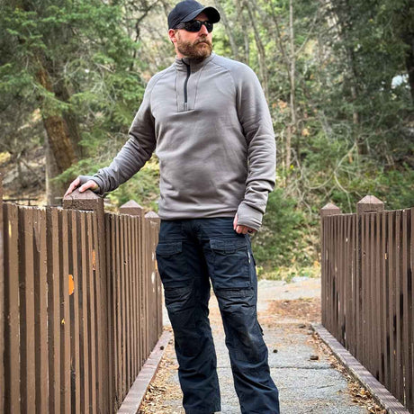 Quarter Zip Mid Layer Fleece Sweater
